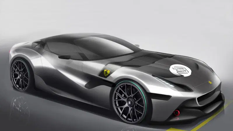 Ferrari: svelato il bozzetto di un'inedita one-off