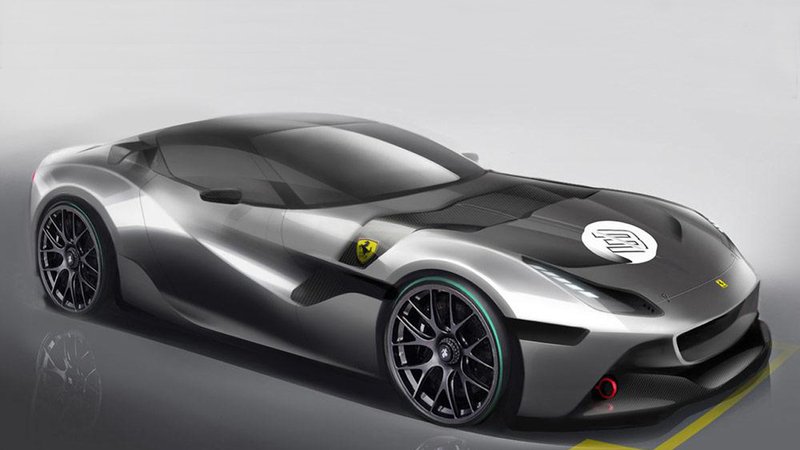 Ferrari: svelato il bozzetto di un&#039;inedita one-off