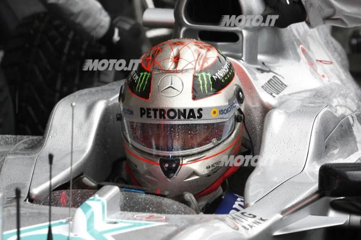 Michael Schumacher festeggia 300 GP in F1