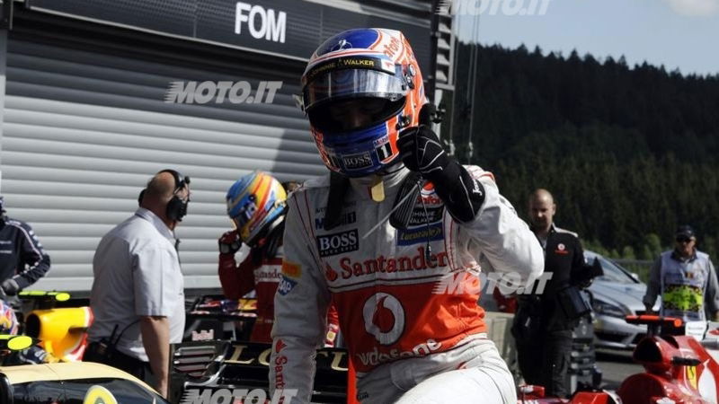 Button vince il GP del Belgio a Spa