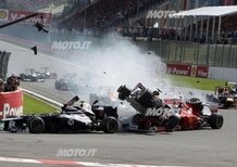 GP Spa 2012: la fotosequenza dell’incidente