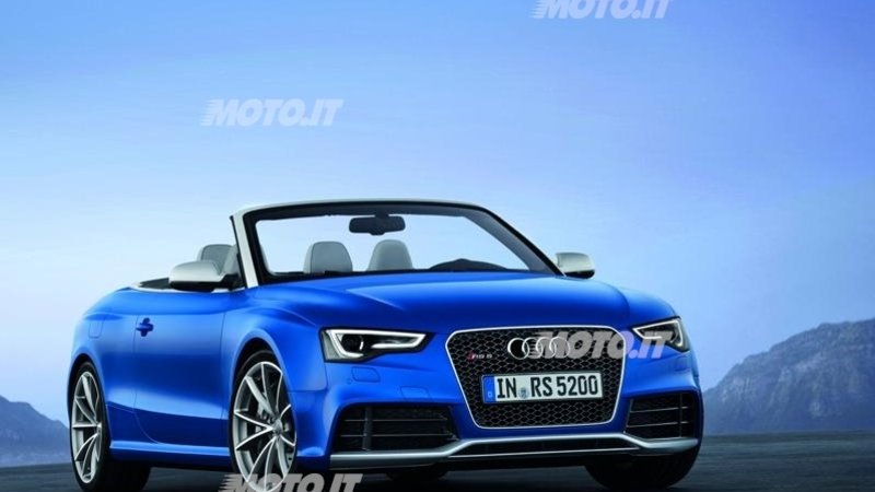 Audi RS5 Cabriolet: svelata in streaming
