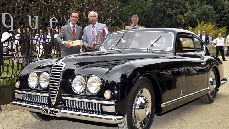 uniques special ones: vince l&#039;Alfa Romeo 6C 2500 SS coup&eacute; Pinin Farina del 1949