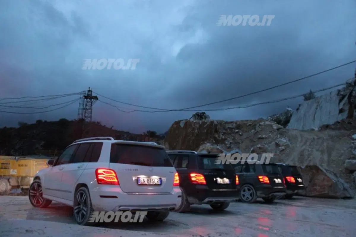 Mercedes-Benz GLK: in off-road nelle cave di marmo di Carrara (40)