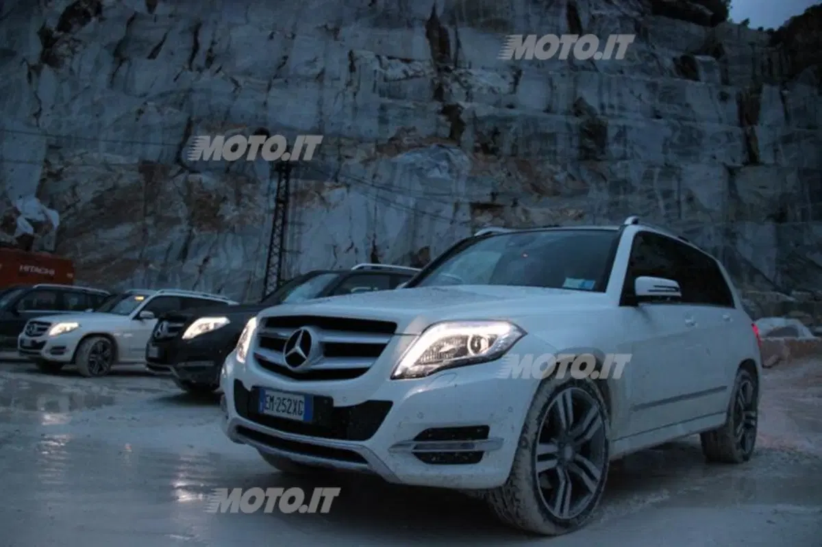 Mercedes-Benz GLK: in off-road nelle cave di marmo di Carrara (41)