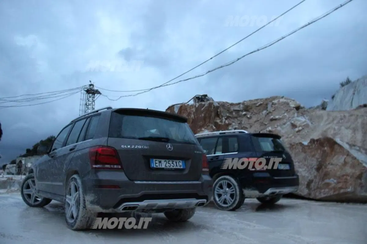 Mercedes-Benz GLK: in off-road nelle cave di marmo di Carrara (47)