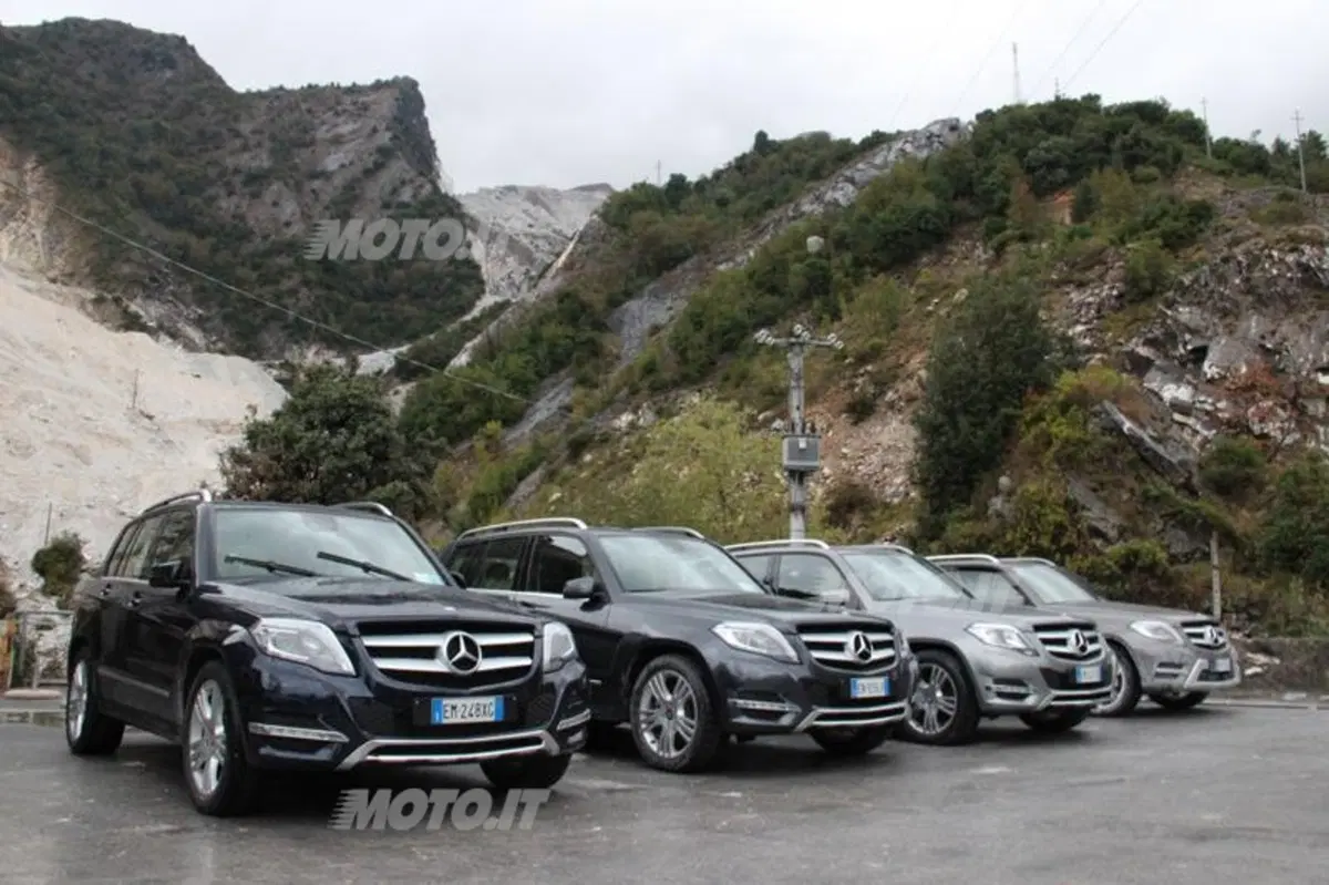 Mercedes-Benz GLK: in off-road nelle cave di marmo di Carrara (50)