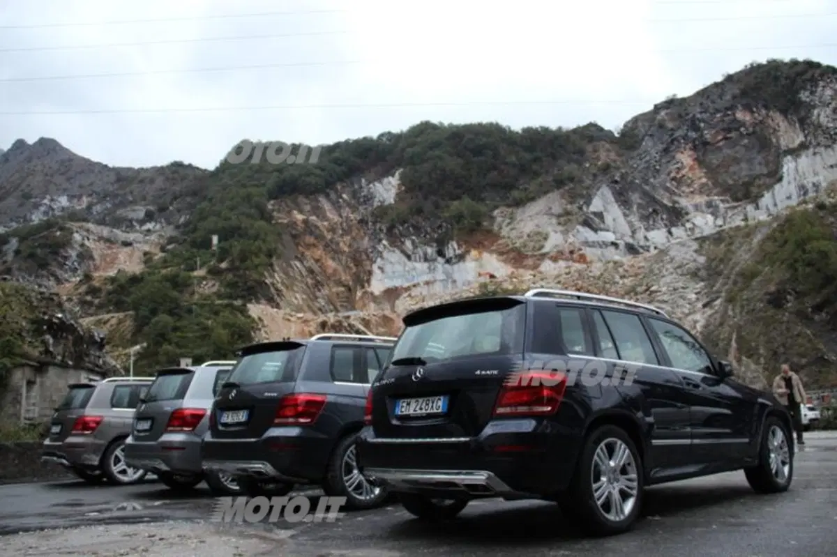 Mercedes-Benz GLK: in off-road nelle cave di marmo di Carrara (59)