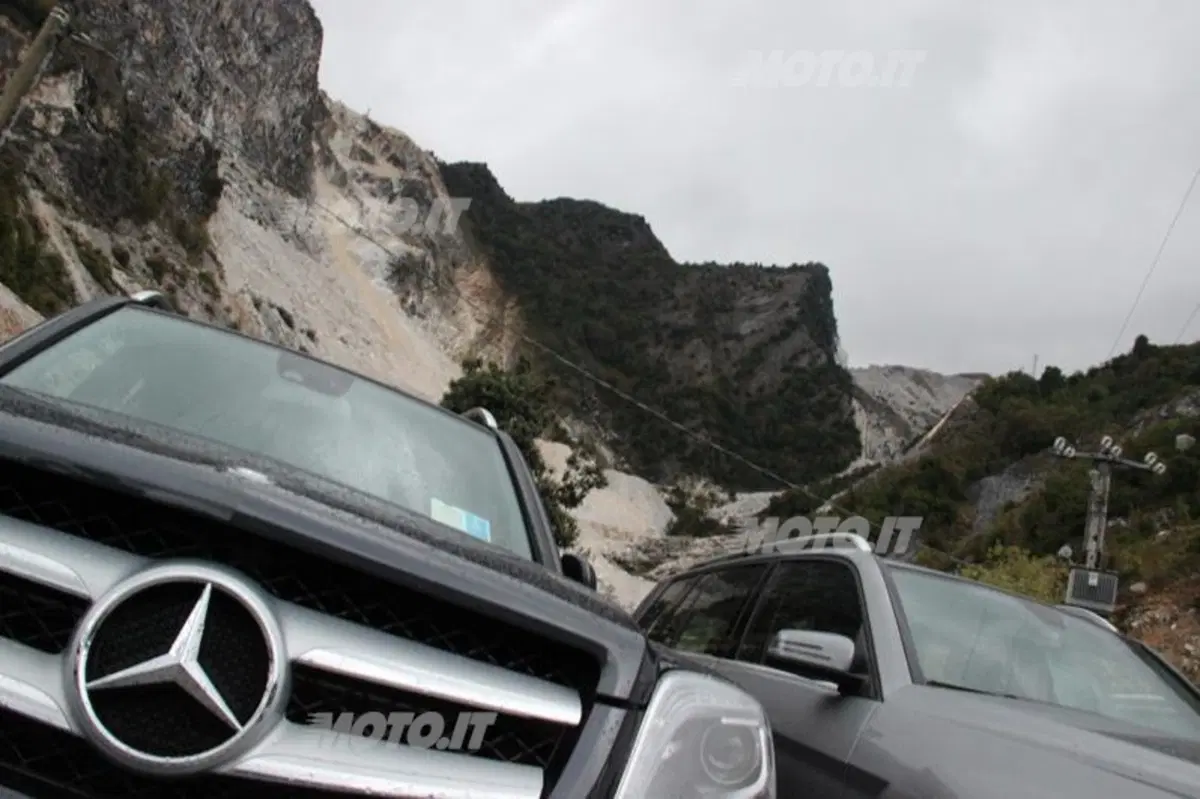 Mercedes-Benz GLK: in off-road nelle cave di marmo di Carrara (60)