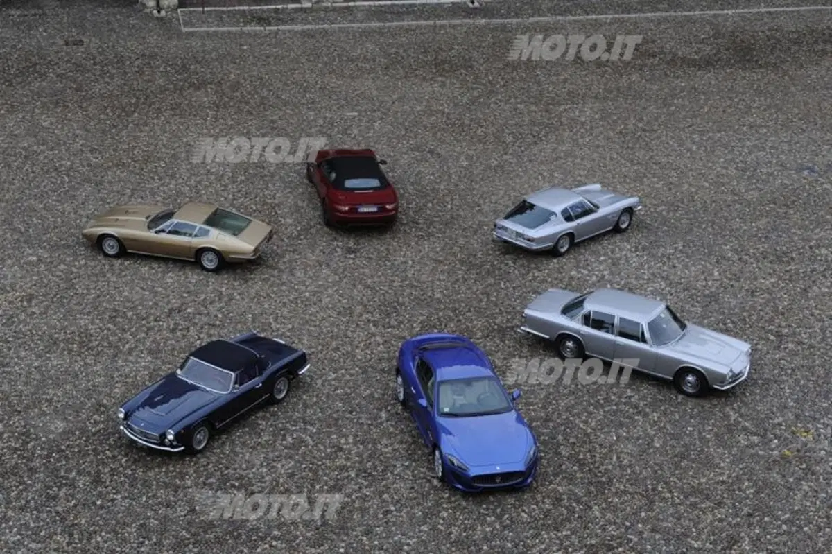 Maserati 3500 GT Convertibile Vignale, Ghibli 4700, Mistral 4000 e Quattroporte