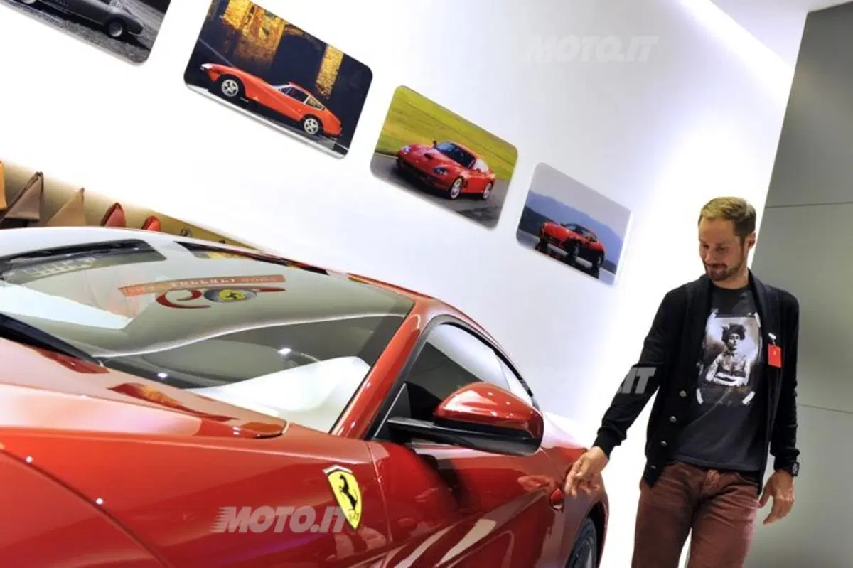Tom Boonen ha visitato la Ferrari