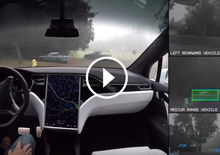 Tesla: ecco cosa vede l'auto quando è inserito l'Autopilot [Video] 