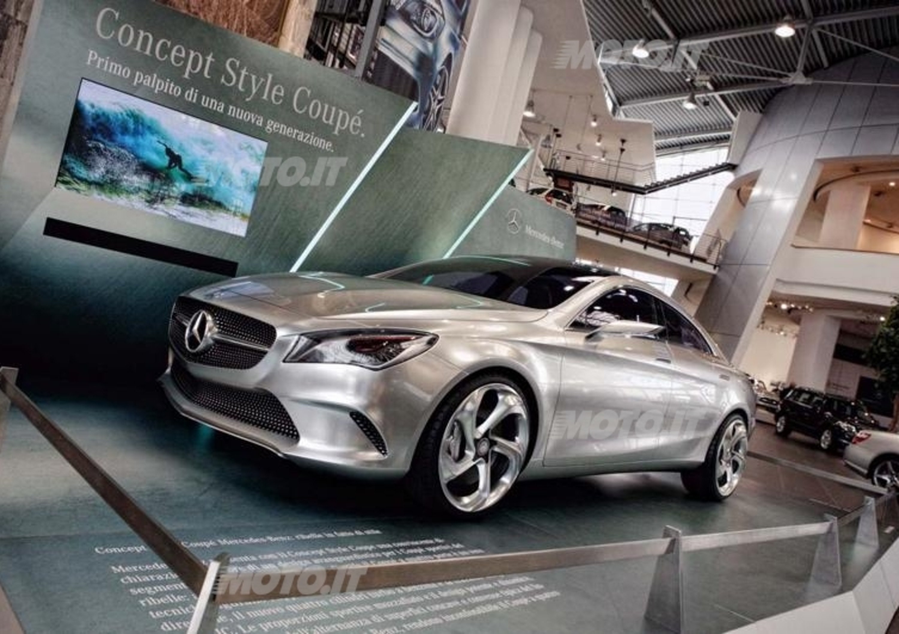 Mercedes-Benz Concept Style Coup&eacute;: anteprima italiana a Milano