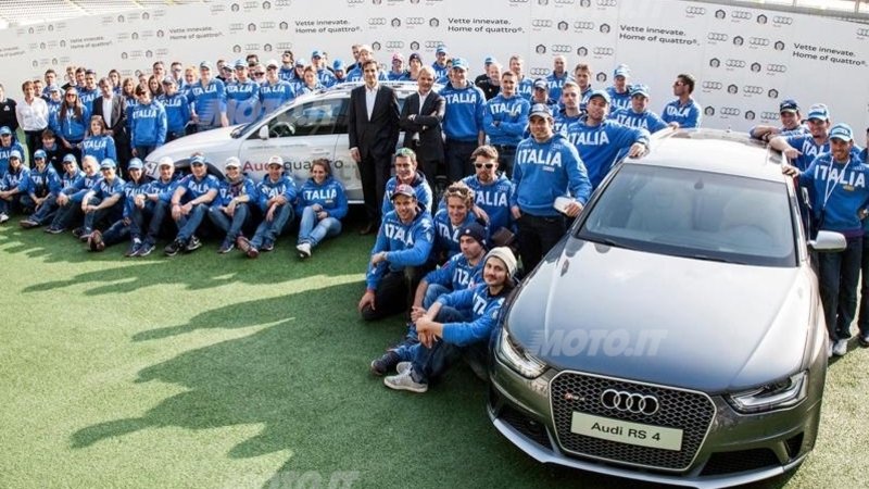 Audi A4 allroad personalizzate per gli atleti FISI