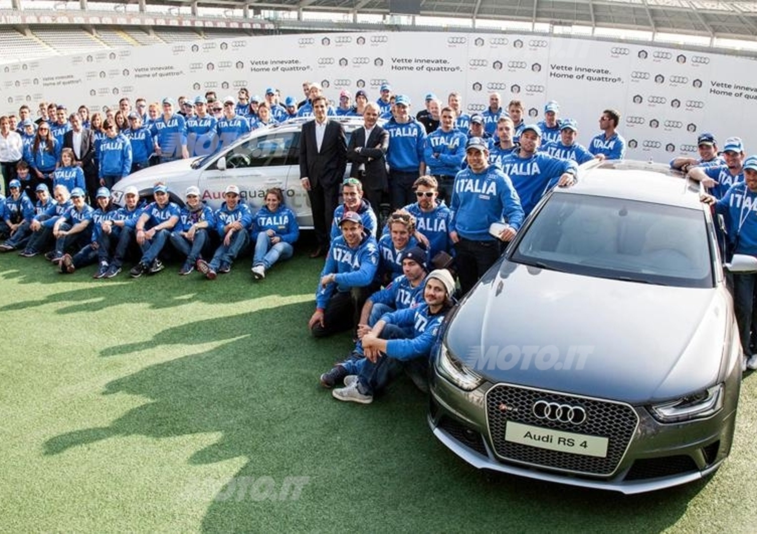 Audi A4 allroad personalizzate per gli atleti FISI