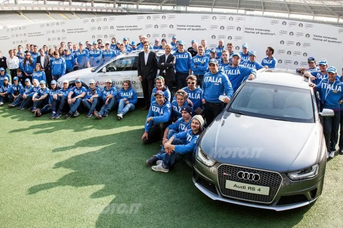 Audi A4 allroad personalizzate per gli atleti FISI
