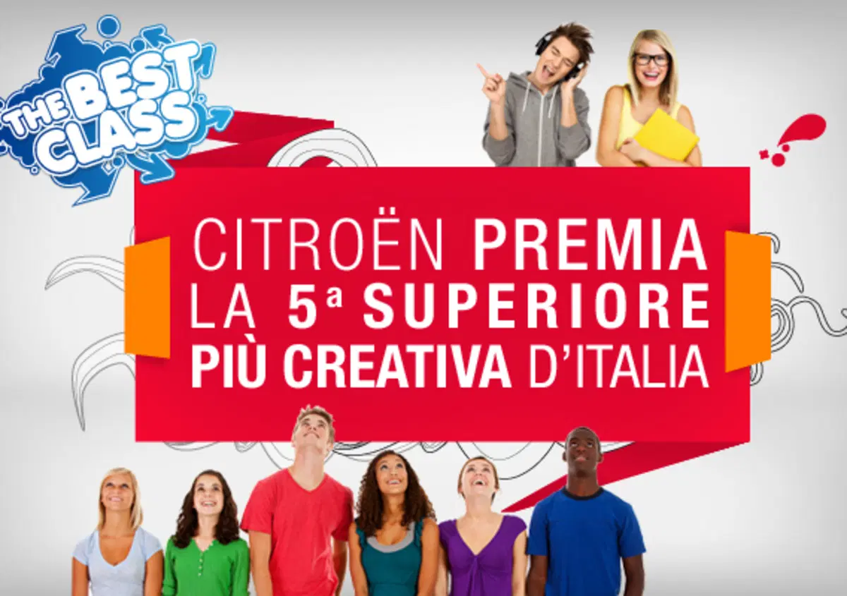 Citro&euml;n: &ldquo;The Best Class&rdquo;premia le quinte superiori pi&ugrave; creative d'Italia