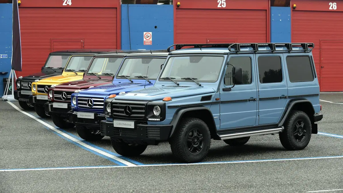 Mercedes Classe G: alla frusta tra pista e 'montagne artificiali' (38)