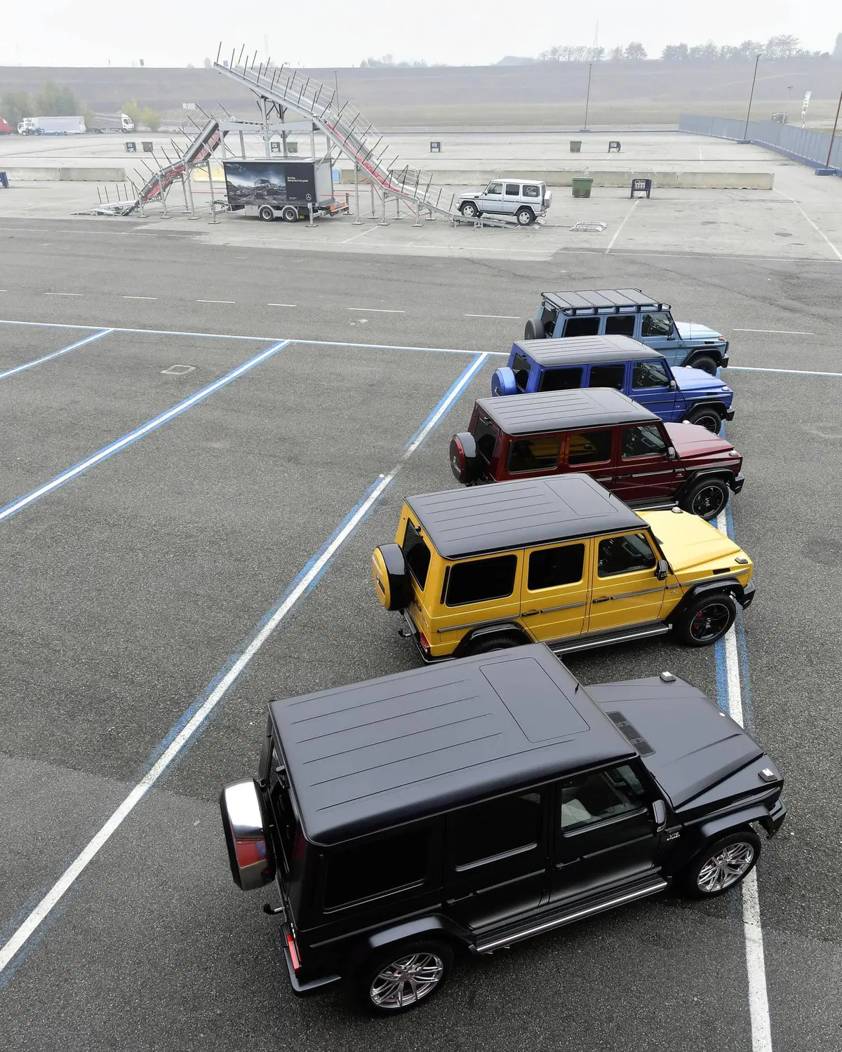 Mercedes Classe G: alla frusta tra pista e 'montagne artificiali' (40)