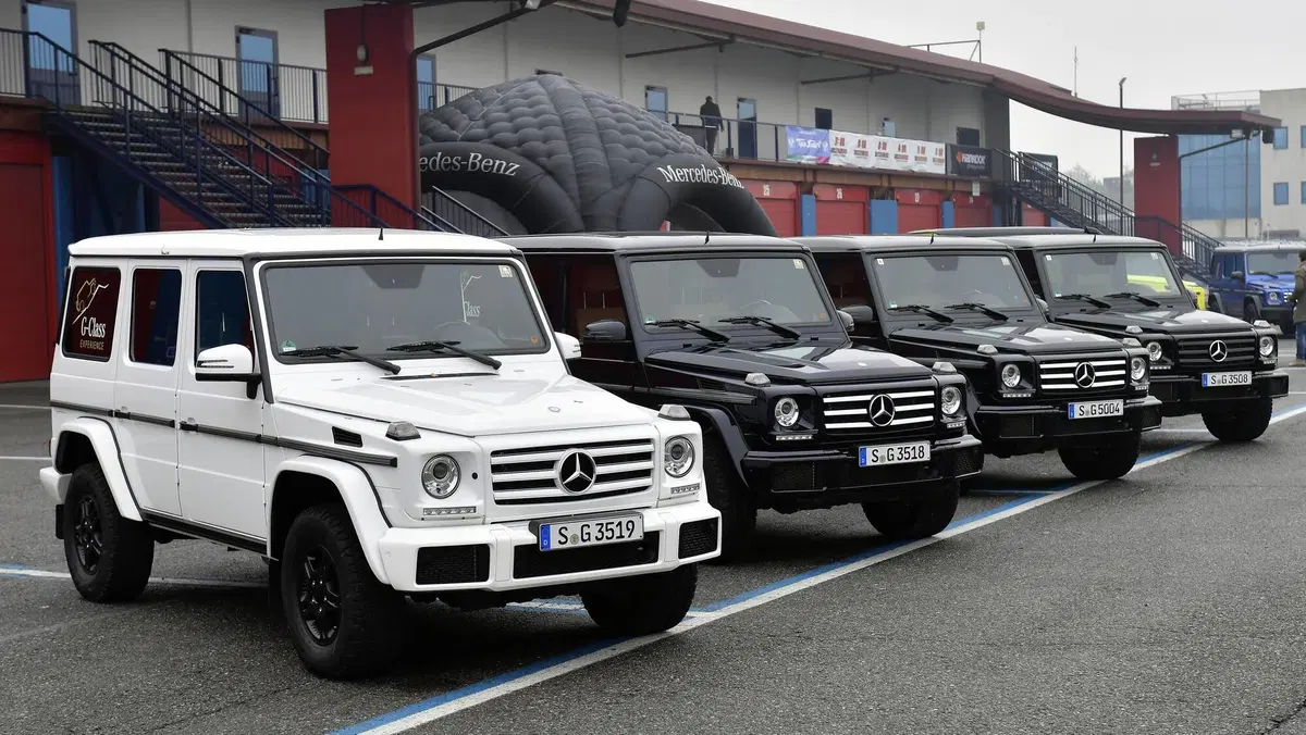 Mercedes Classe G: alla frusta tra pista e 'montagne artificiali' (41)