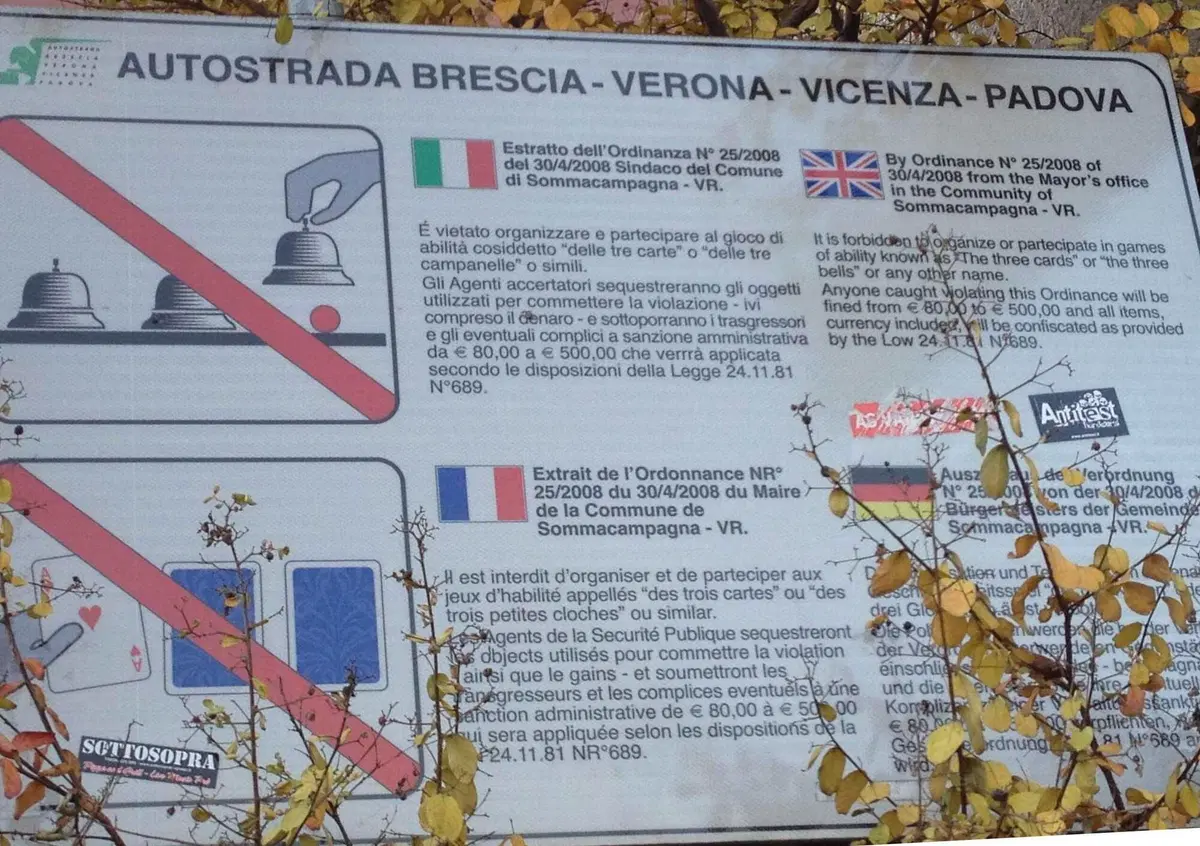 Cartelli stradali: cose pazze dall'Italia