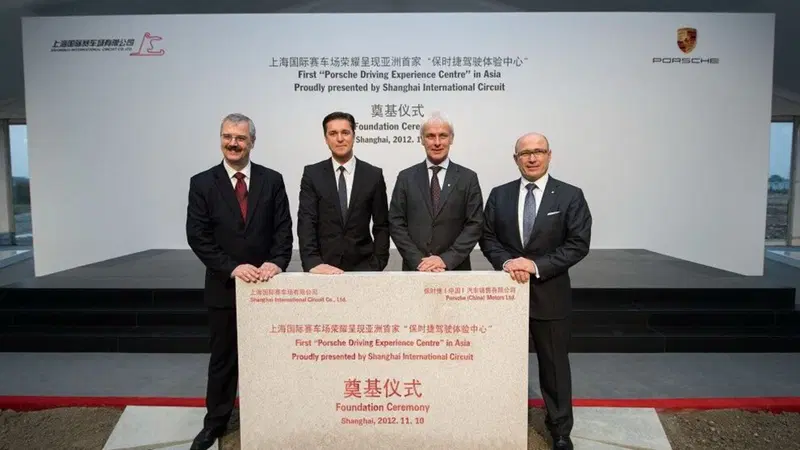 Porsche: avviata la costruzione dell'Experience Centre a Shanghai