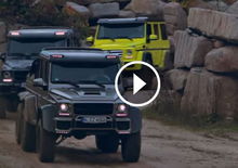 Mercedes G 63 AMG 6x6 e 4x4²: e chi li ferma? [Video]