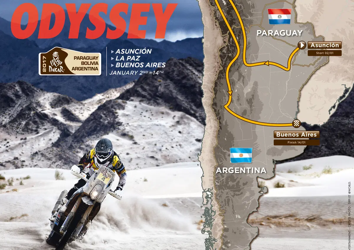 Dakar 2017, ecco il percorso. Sar&agrave; "la pi&ugrave; dura di sempre"