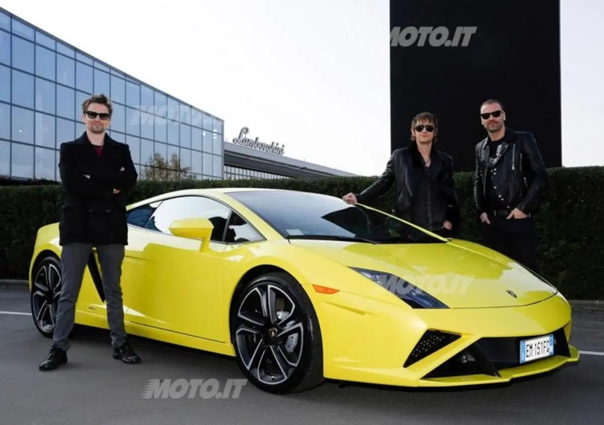 Lamborghini: i Muse a Sant'Agata Bolognese