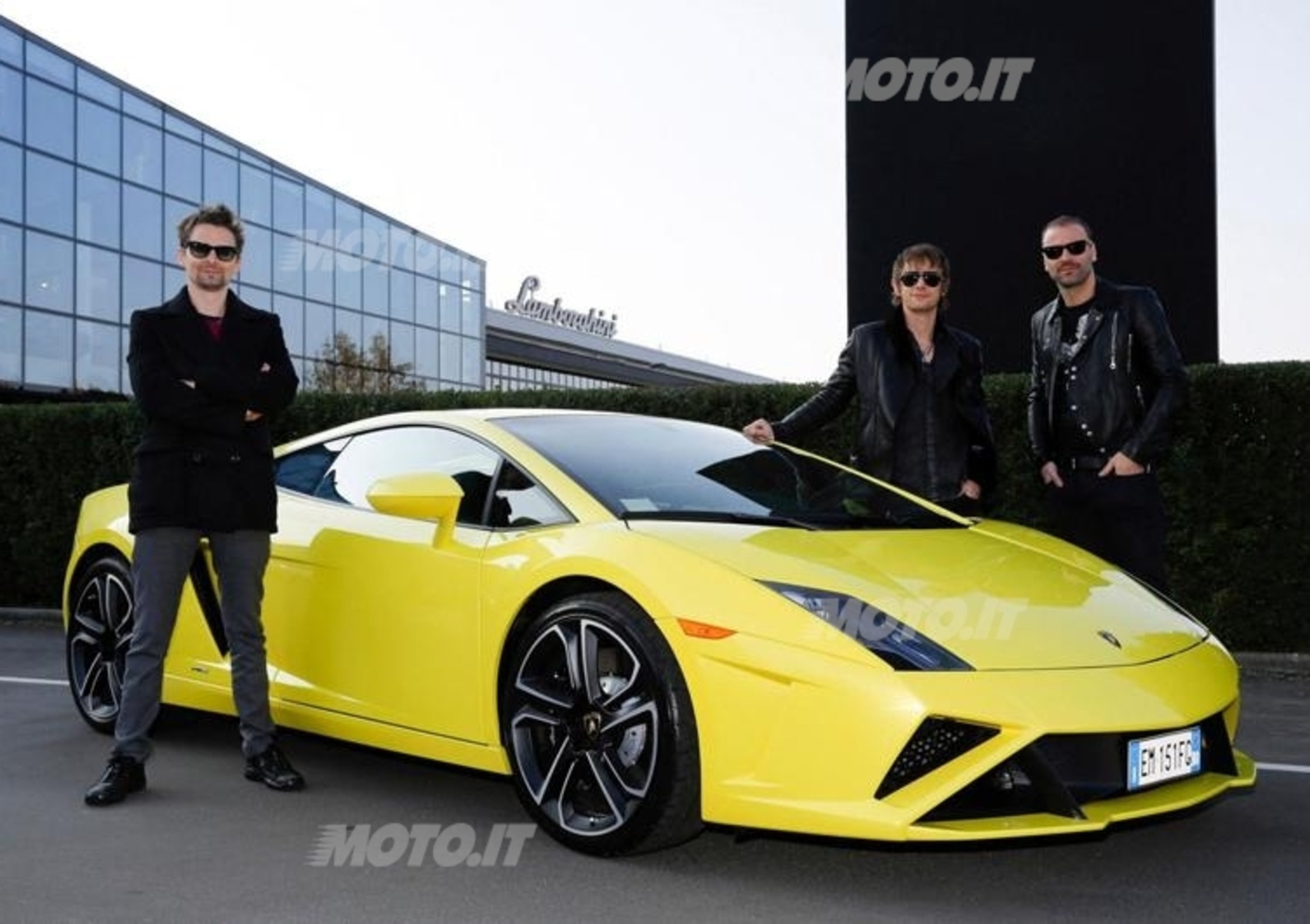 Lamborghini: i Muse a Sant&#039;Agata Bolognese