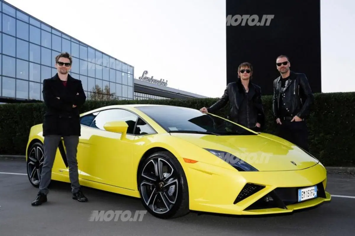 Lamborghini: i Muse a Sant'Agata Bolognese