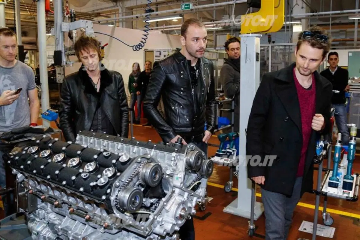 Lamborghini: i Muse a Sant'Agata Bolognese (2)
