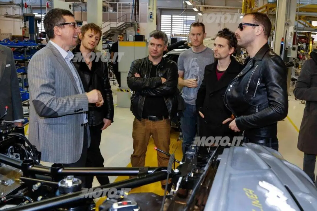 Lamborghini: i Muse a Sant'Agata Bolognese (3)