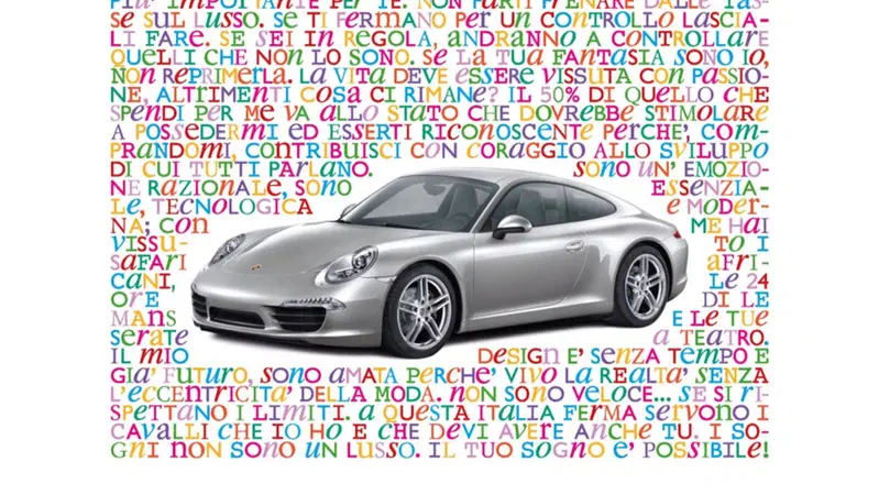 Porsche lancia la campagna pubblicitaria: "Il tuo sogno &egrave; possibile"