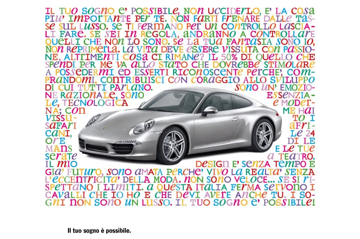 Porsche: Toscani e Giannino rivitalizzano la passione per l’auto
