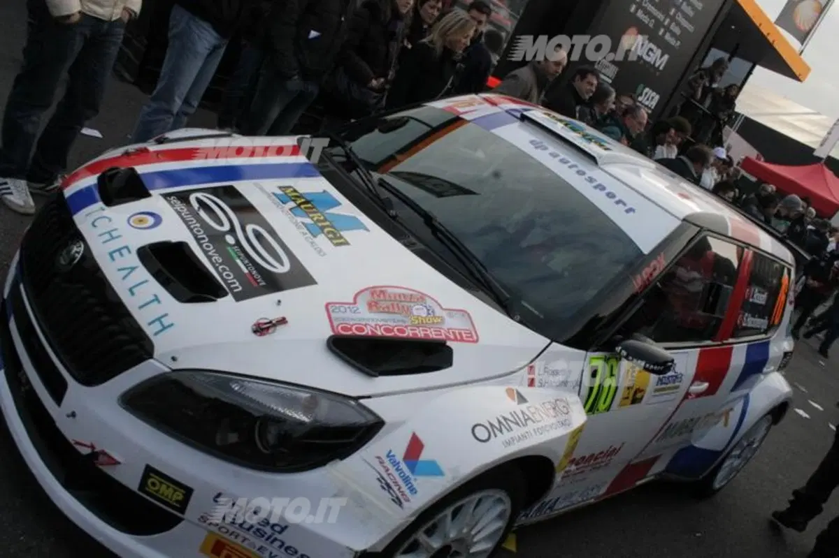 Valentino Rossi su Ford Fiesta WRC al Monza Rally Show 2012 (19)