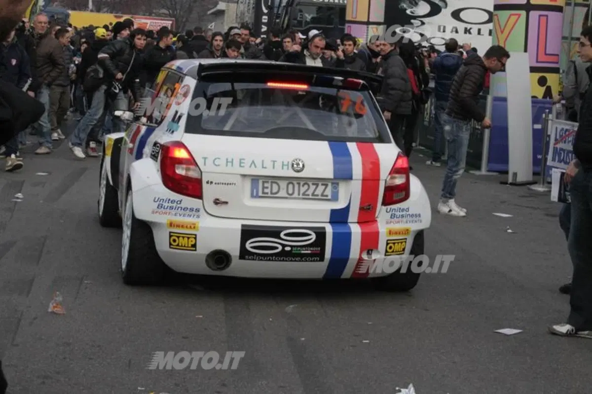 Valentino Rossi su Ford Fiesta WRC al Monza Rally Show 2012 (20)