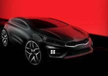 Kia pro_cee’d GT: il primo disegno ufficiale