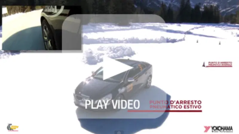 Corsi di guida sicura: frenare in sicurezza sulla neve