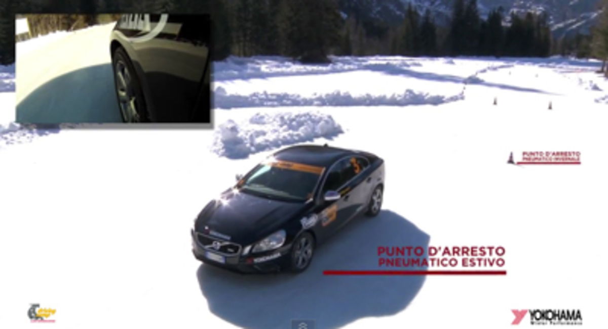 Guida sicura frenare in sicurezza sulla neve Video Automoto.it Guida sicura frenare in sicurezza sulla neve Video Automoto.it