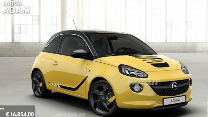 Opel Adam: abbiamo provato il configuratore on line