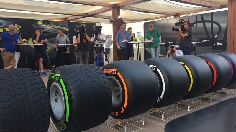 F1, svelate le gomme Pirelli per il 2017
