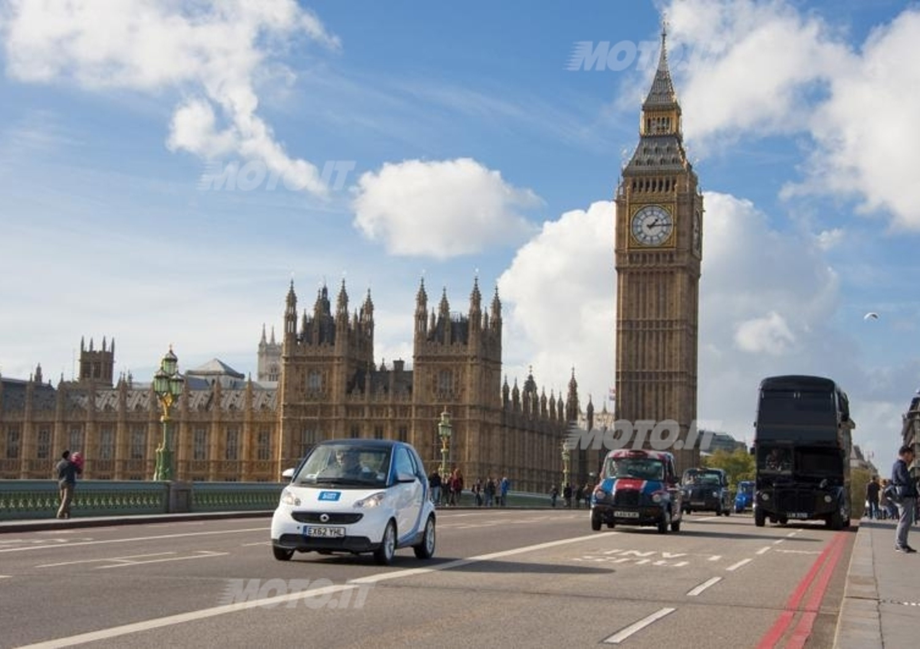 smart: il car2go approda a Londra