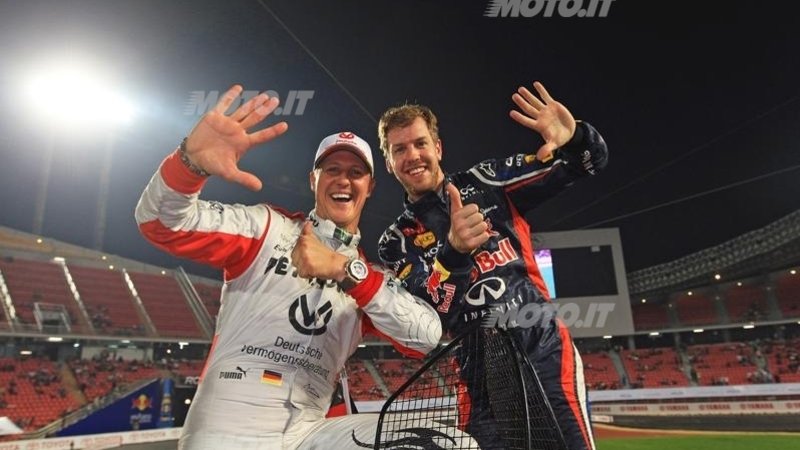 Race of Champions: Grosjean, Schumi e Vettel