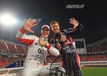Race of Champions: Grosjean, Schumi e Vettel