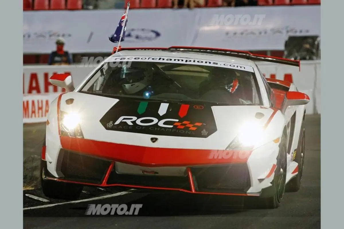 Race of Champions: Grosjean, Schumi e Vettel (5)