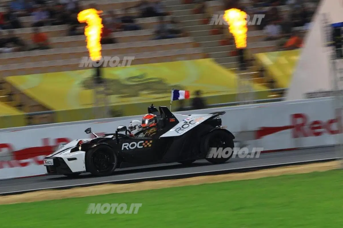 Race of Champions: Grosjean, Schumi e Vettel (7)