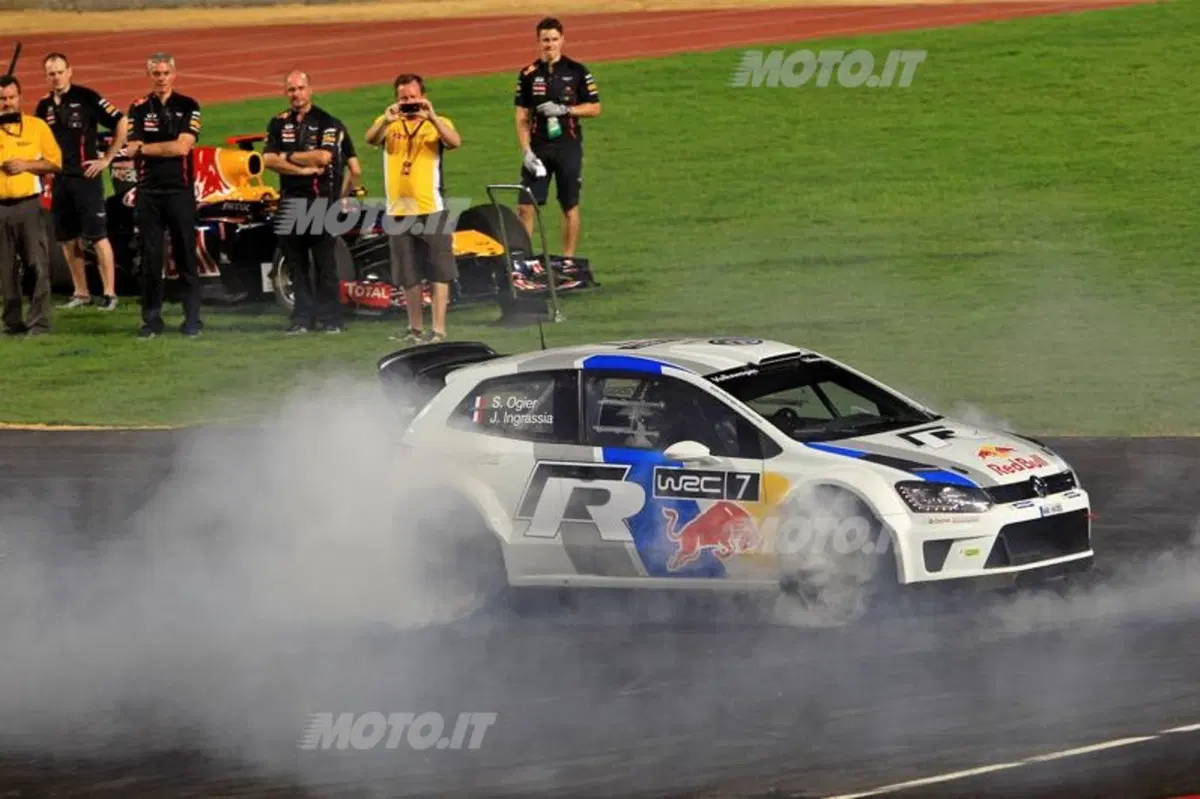 Race of Champions: Grosjean, Schumi e Vettel (9)
