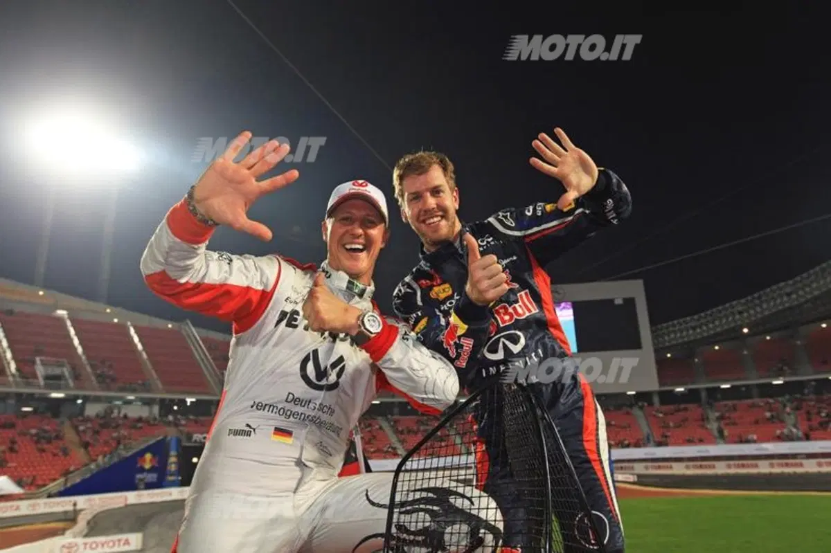 Race of Champions: Grosjean, Schumi e Vettel (18)