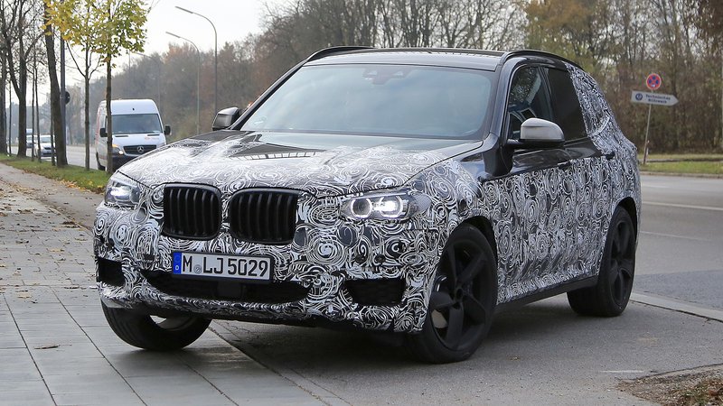 Nuova BMW X3: nuove foto dei prototipi in test